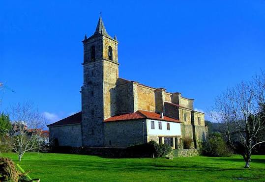 Church of Nuestra Señora de la Asunción in Galizano, on the Camino de Santiago stage between Güemes and Santander
