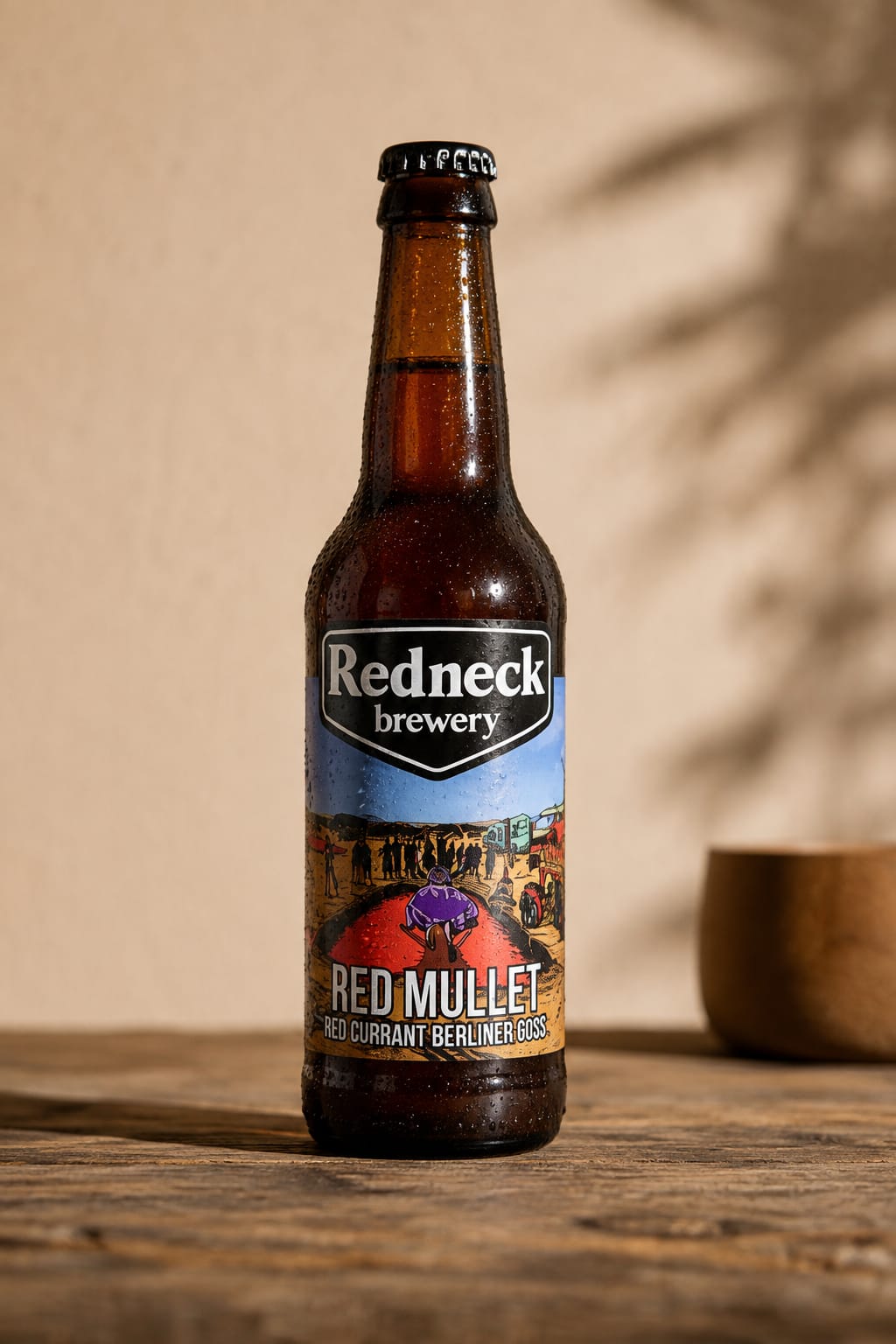 Industrial unit with craft beer brewing equipment at Redneck Brewery, Reocín