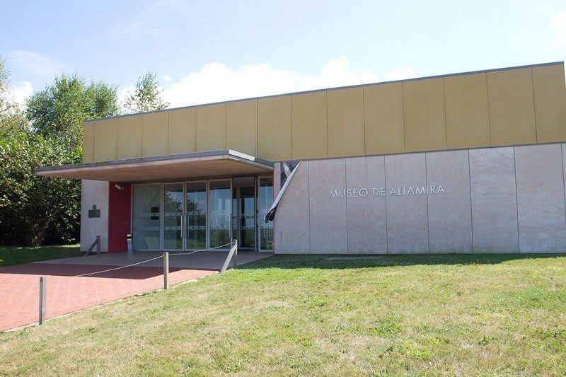 Exterior entrance of the Altamira Neocave, next to the Museo de Altamira